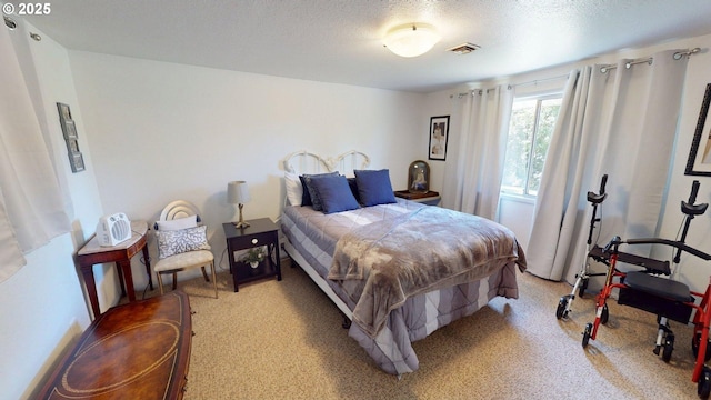 95169 Vista Loop, Gold Beach, OR 97444 - bedroom featuring a textured ceiling and light carpet