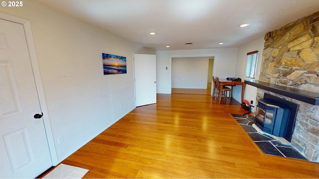95169 Vista Loop, Gold Beach, OR 97444 - hallway featuring wood finished floors and recessed lighting