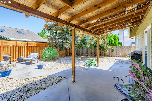 1219 34th Pl, Forest Grove, OR 97116 - fenced backyard featuring a patio and a grill