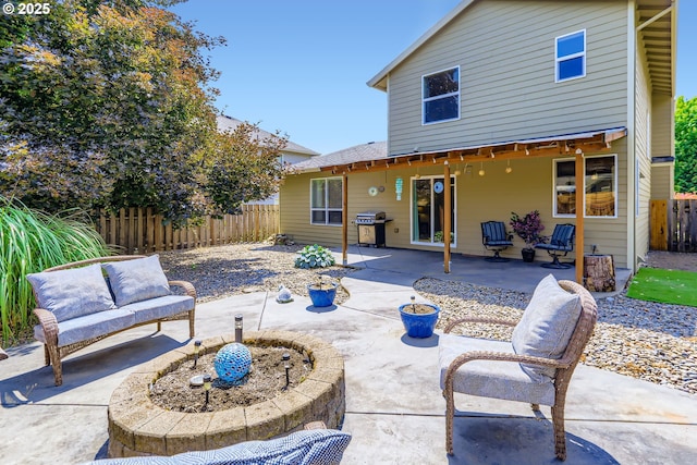 1219 34th Pl, Forest Grove, OR 97116 - view of patio / terrace featuring grilling area and an outdoor hangout area