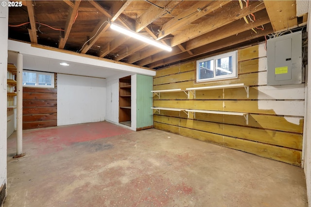 311 N 9th St, Cottage Grove, OR 97424 - below grade area with electric panel and healthy amount of natural light