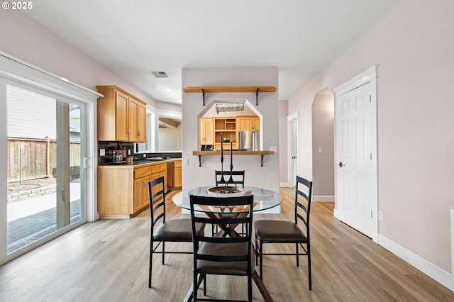 3301 Parker Ln, Springfield, OR 97477 - dining area featuring light wood finished floors and recessed lighting
