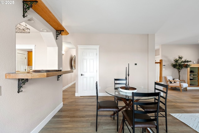 3301 Parker Ln, Springfield, OR 97477 - dining room featuring baseboards and wood finished floors