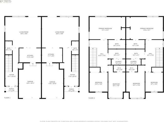 4118/4120 S E St, Springfield, OR 97478 - view of property floor plan