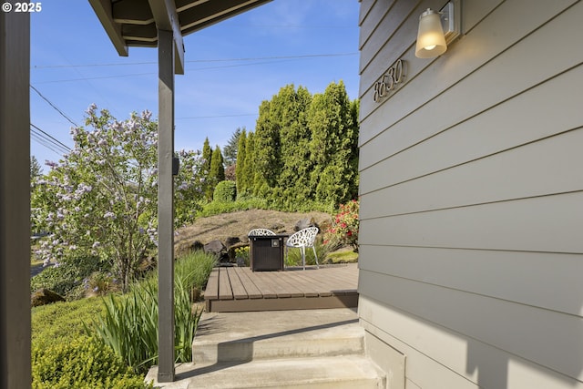 8630 SW 61st Ave, Portland, OR 97219 - view of side of property featuring a deck