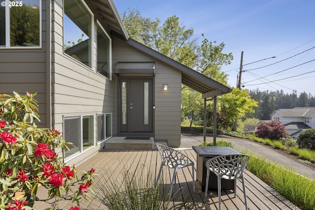 8630 SW 61st Ave, Portland, OR 97219 - view of wooden terrace