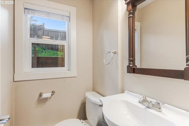 6926 SE Deardorff Rd, Portland, OR 97236 - half bathroom with a sink and toilet