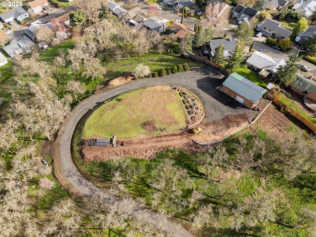 birds eye view of property featuring a residential view