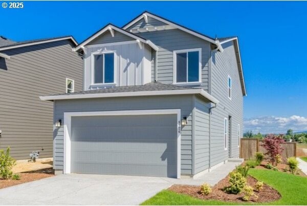 1727 N Millican Creek St, Lafayette, OR 97127 - view of front of home featuring a garage