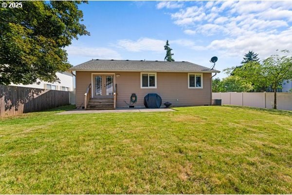 10514 NE 96th St, Vancouver, WA 98662 - back of property featuring french doors and a patio area