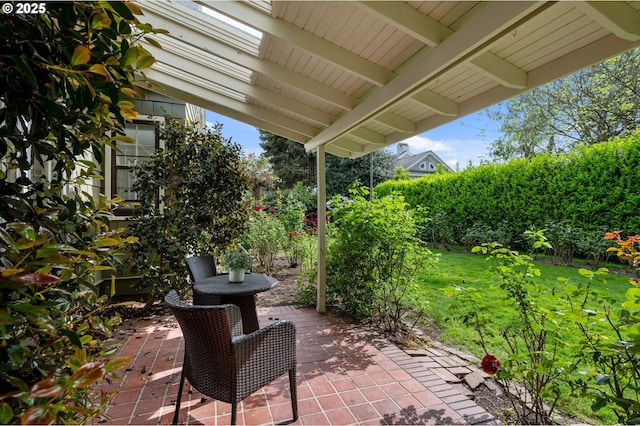 view of patio
