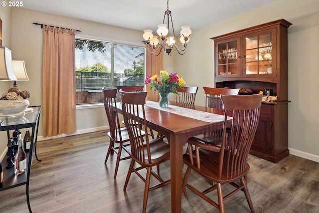 17958 Saint Clair Dr, Lake Oswego, OR 97034 - dining room featuring a chandelier and wood finished floors