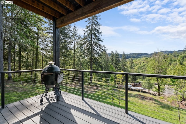 50322 Briarwood Ct, Scappoose, OR 97056 - deck featuring a wooded view