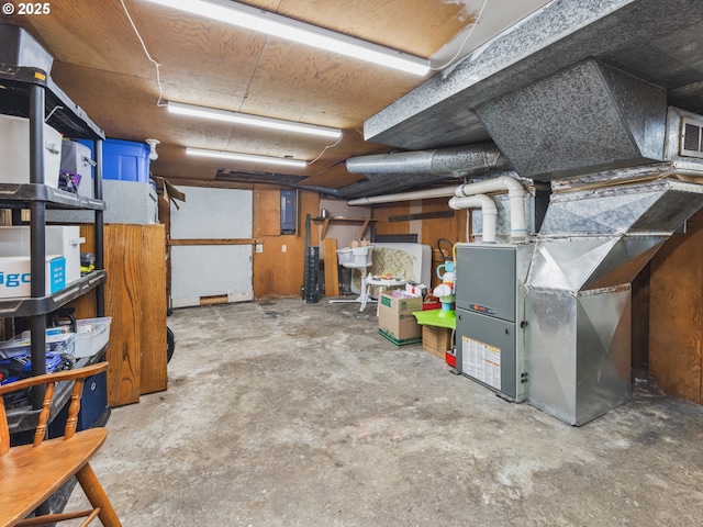 1749 NE 19th St, Lincoln City, OR 97367 - basement featuring heating unit