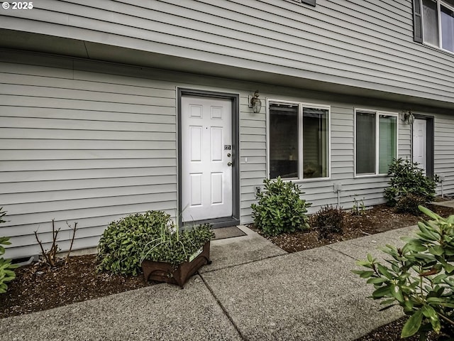 view of entrance to property