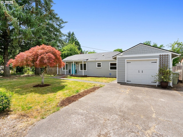 2745 SW 187th Ave, Beaverton, OR 97003 - ranch-style home featuring asphalt driveway and a detached garage
