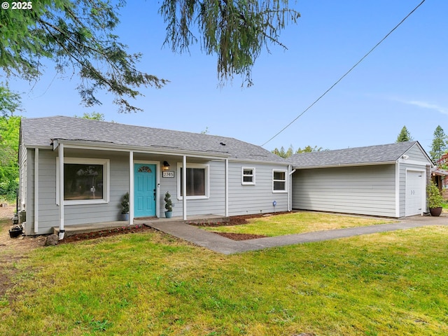 2745 SW 187th Ave, Beaverton, OR 97003 - ranch-style house featuring a front yard and a garage