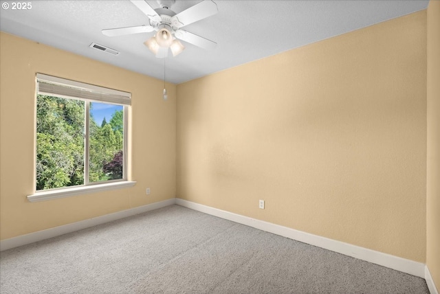 13845 SW Far Vista Dr, Beaverton, OR 97005 - spare room with carpet floors, baseboards, and ceiling fan