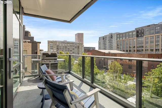 311 NW 12th Ave Unit 602, Portland, OR 97209 - balcony with a view of city and grilling area