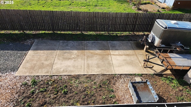 4395 E 20th Ave, Eugene, OR 97403 - fenced backyard featuring a patio area
