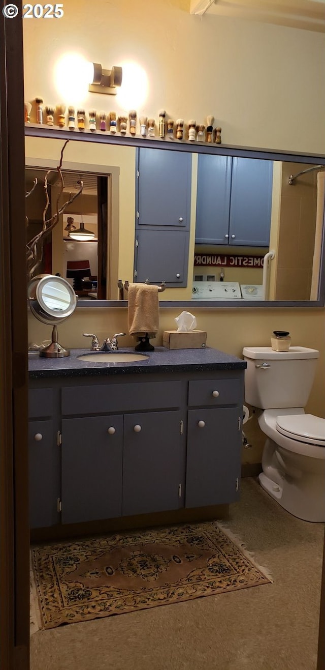 4395 E 20th Ave, Eugene, OR 97403 - bathroom featuring vanity and toilet