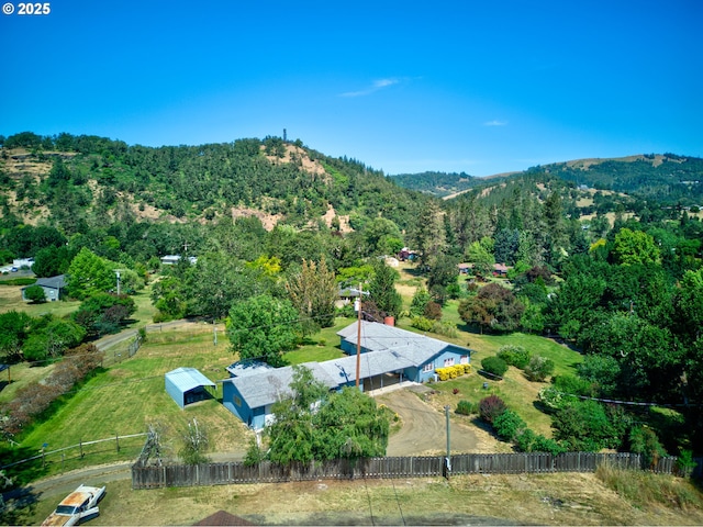 3034 Fisher Rd, Roseburg, OR 97471 - aerial view of a mountainous background and a forest