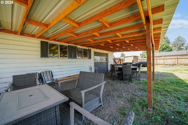 4435 Hazelgreen Rd NE, Salem, OR 97305 - view of patio featuring outdoor dining space