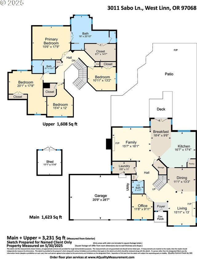 3011 Sabo Ln, West Linn, OR 97068 - home floor plan