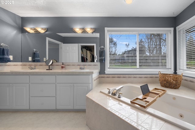 9435 SE 282nd Ave, Boring, OR 97009 - bathroom featuring double vanity and a jetted tub