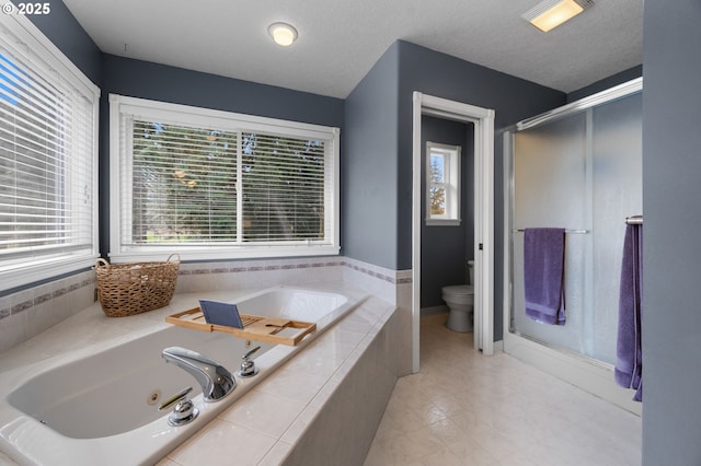 9435 SE 282nd Ave, Boring, OR 97009 - full bath with healthy amount of natural light, a whirlpool tub, and a shower stall