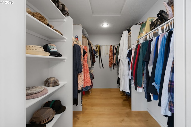 9435 SE 282nd Ave, Boring, OR 97009 - walk in closet with attic access and light wood-style floors