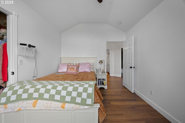 9435 SE 282nd Ave, Boring, OR 97009 - bedroom with wood finished floors and vaulted ceiling
