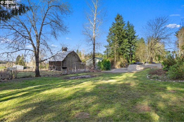 9435 SE 282nd Ave, Boring, OR 97009 - view of yard featuring a barn and an outdoor structure
