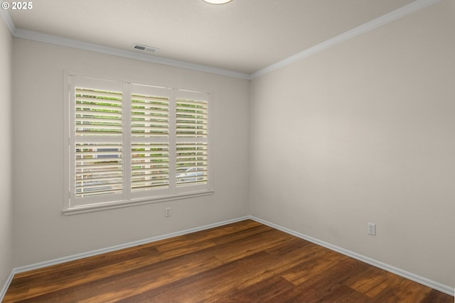 3543 SE Wister St, Milwaukie, OR 97222 - unfurnished room with wood finished floors, baseboards, and ornamental molding