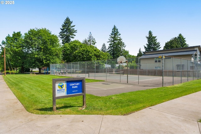 3543 SE Wister St, Milwaukie, OR 97222 - view of home's community with community basketball court and a tennis court