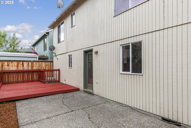 18450 SW Longacre St, Beaverton, OR 97003 - wooden deck featuring a fenced backyard