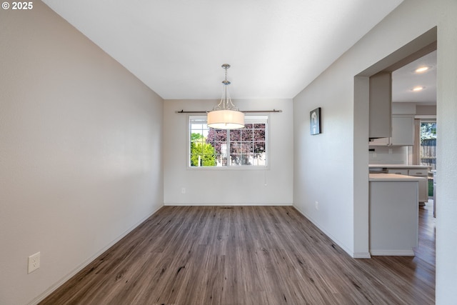 17510 NW Fieldstone Dr, Beaverton, OR 97006 - unfurnished dining area featuring wood finished floors