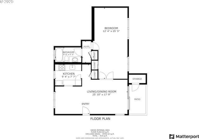 carpeted office with healthy amount of natural light, baseboards, and a lit fireplace