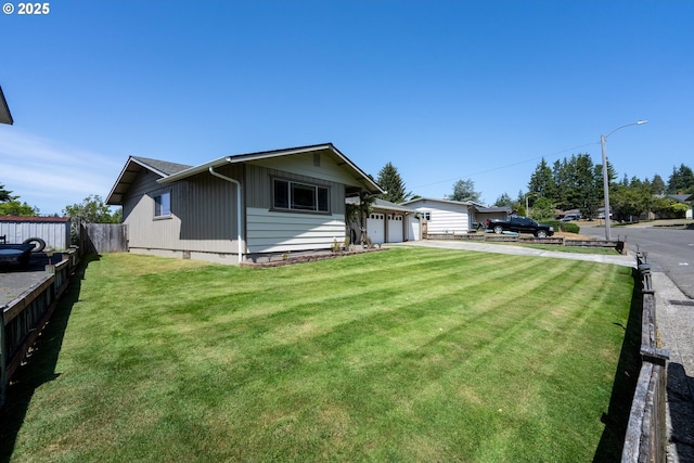 3840 Vista Dr, North Bend, OR 97459 - view of front of house with an attached garage and driveway