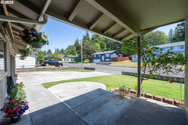 3840 Vista Dr, North Bend, OR 97459 - view of patio with a residential view