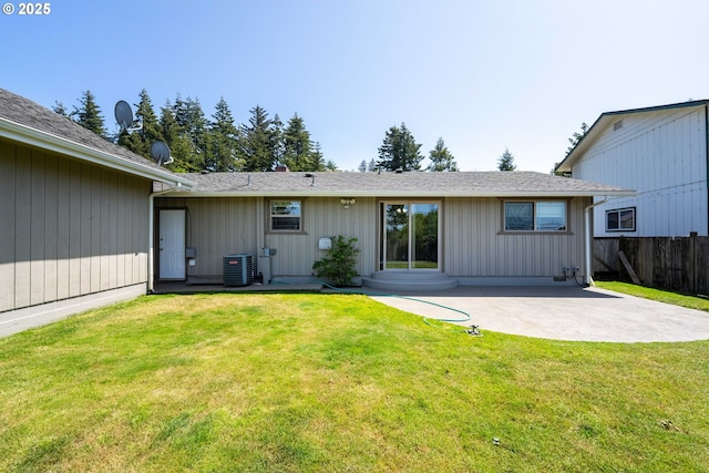 3840 Vista Dr, North Bend, OR 97459 - back of property featuring entry steps and a patio