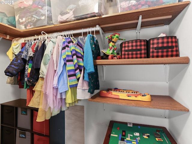 view of closet