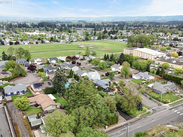 drone / aerial view featuring a residential view
