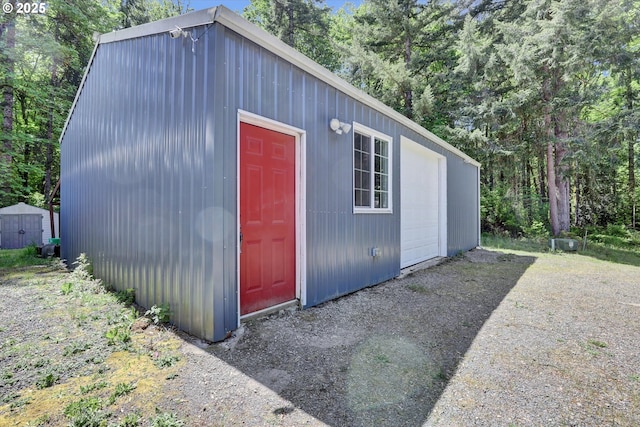 14011 NE 346th St, Battle Ground, WA 98604 - view of outdoor structure with an outbuilding