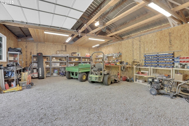 14011 NE 346th St, Battle Ground, WA 98604 - garage with a workshop area