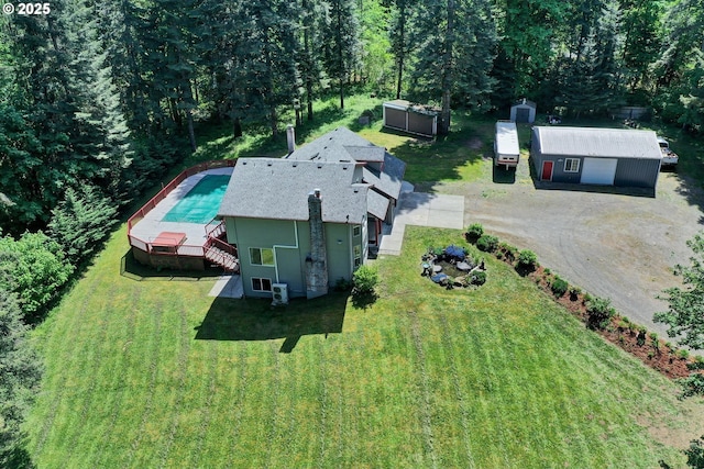 14011 NE 346th St, Battle Ground, WA 98604 - view from above of property