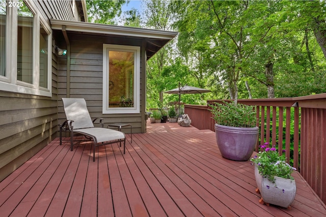 view of deck