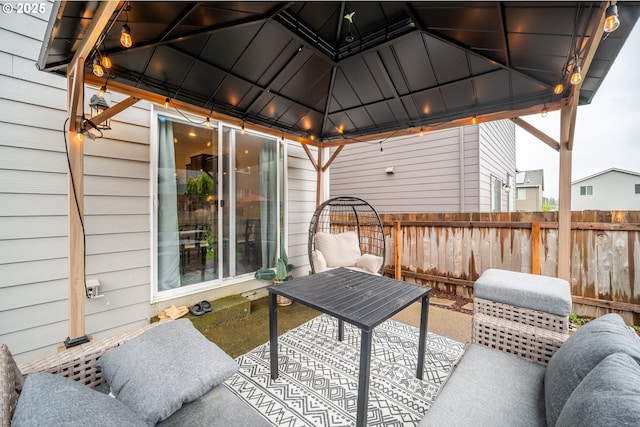 3563 SE Richey Rd, Gresham, OR 97080 - view of patio / terrace with a gazebo