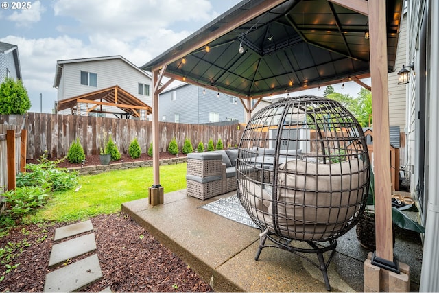 3563 SE Richey Rd, Gresham, OR 97080 - view of patio featuring a gazebo