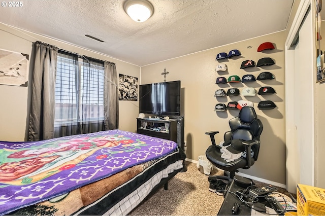 15619 NE Hickory St, Vancouver, WA 98682 - bedroom with a textured ceiling and carpet floors